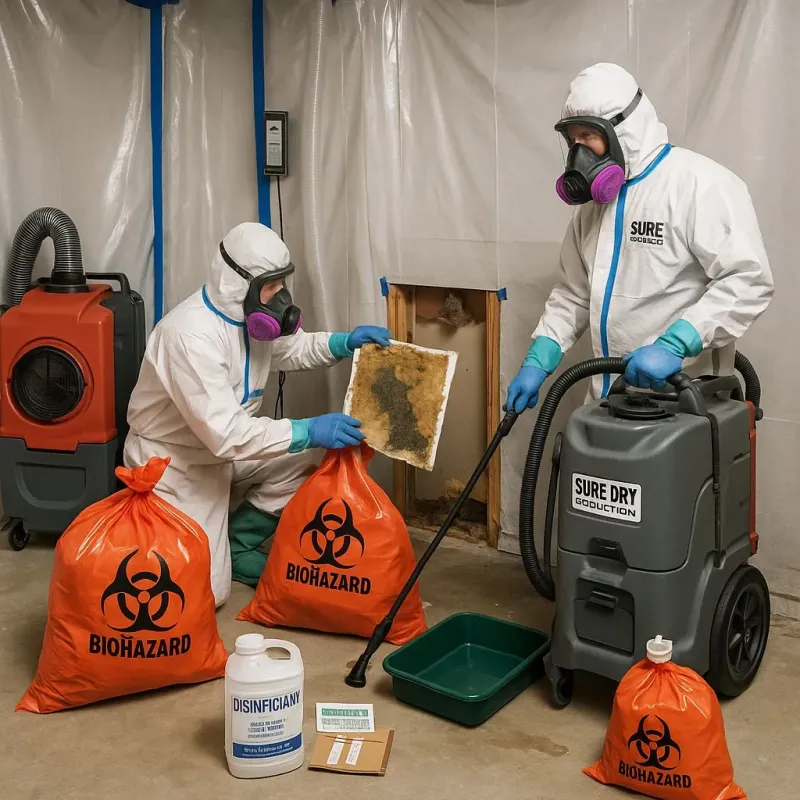 Contaminated Water Handling Protocols process in Bellevue, IA
